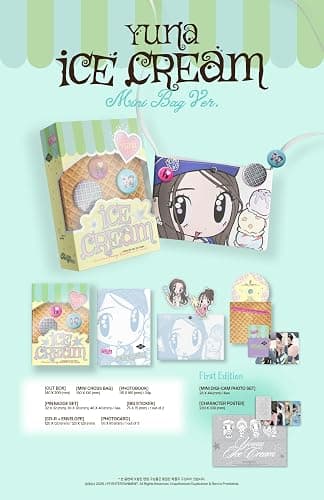(Mini Bag Version) [applemusic POB Excluisve] ITZY Yuna Ice Cream 1st Mini Album with Tracking thumbnail 3