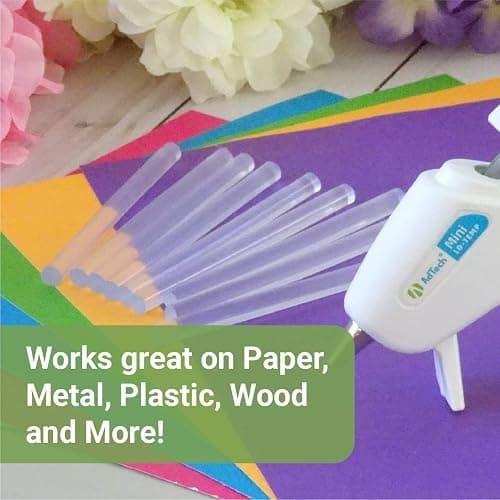 AdTech Hot Glue Sticks, 4 Inch Mini Size, Clear (550 Sticks) | Multi-Temperature, Quick Bonding for Crafting, DIY & School Projects | Fits Mini Glue Guns | Made in the USA thumbnail 4