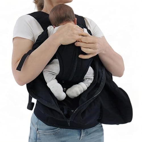 Weego Twin - The Original Baby Carrier for Twins from Birth (from 1,800 Grams) - Easy to Use, Ergonomic, Oeko-TEX 100 - Baby Carrier Bag Simply Black thumbnail 4