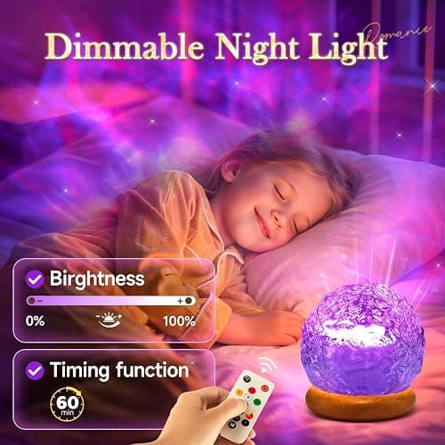 Christmas Gifts Teen Girls Kids Crystal Light Projector, 216 Modes Mood Lighting for Bedroom, Remote & USB Control Room Lights for Bedroom, Ambient Lighting Aesthetic Room Decor for Teen Girls Gifts thumbnail 5