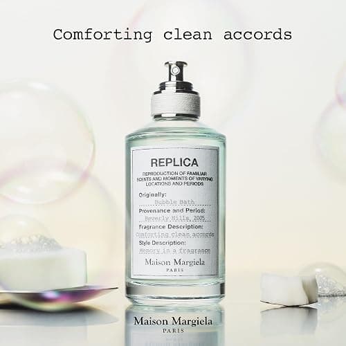 Maison Margiela Replica Bubble Bath - Gentile Floral Fragrance | Eau de Toilette with Soap Bubbles, Rose & Coconut Milk - Long Lasting - Relaxing Scent Perfect for Everyday Wear thumbnail 6