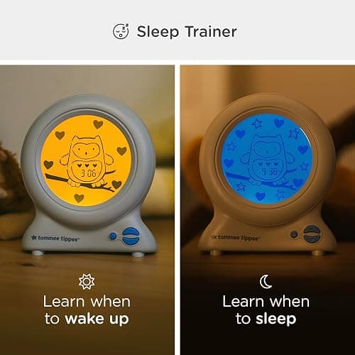 Tommee Tippee Groclock Light and Sound Sleep Trainer Clock for Kids Room, Digital Clock face, LED Nightlight, Optional Alarm Clock, Colourful Digital Display, Adjustable Brightness thumbnail 4