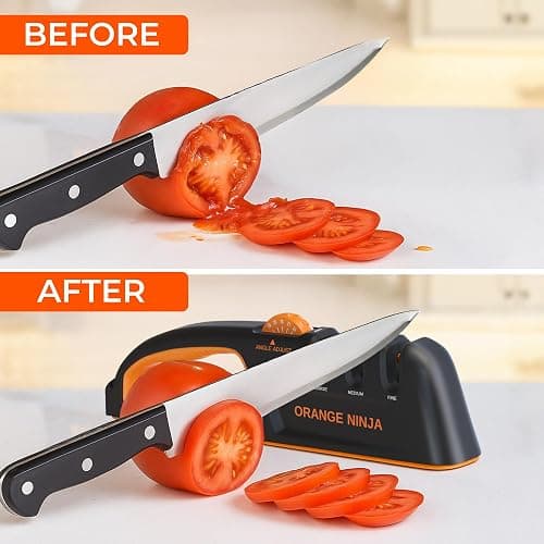 5 Precision Adjust Knife Sharpener- 3-Stage Premium Kitchen Knife Sharpener to Repair, Restore & Polish Blades by Sharp Pebble thumbnail 8