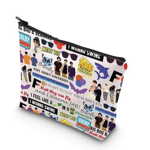JNIAP Channel Video Makeup Bag Channel Video Gifts Team Orange Purple Blue Gifts Channel Video Merch (wanna swing mb) - Image 1