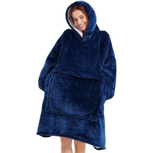 Narecte Cozy Oversized Blanket Hoodie Wearable Blanket Adults Soft Hooded Blanket Hoodie Birthday Gifts for Women Christmas - Image 1