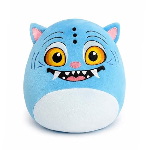 8-inch Cartoon Blue Tiger Plush Toy, Funny Plush Cushion, Gift for Kids, Adults, Fans & Collectors for Birthday and Holiday (Blue) - Image 1