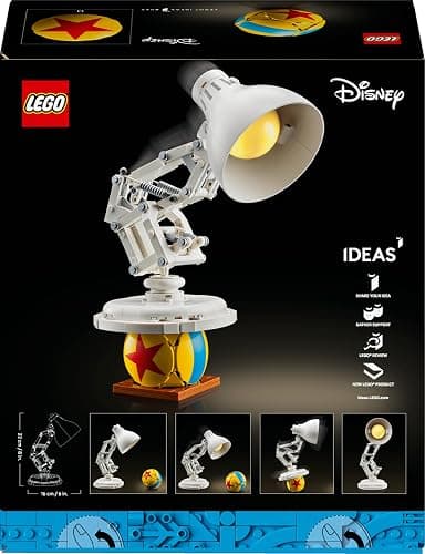 LEGO Ideas Disney Pixar Luxo Jr. Lamp Building Set for Adults - Movie Memorabilia Model with Hidden Film References - Home Office Desk Decor - Collectible Gift Idea - 21357 thumbnail 11