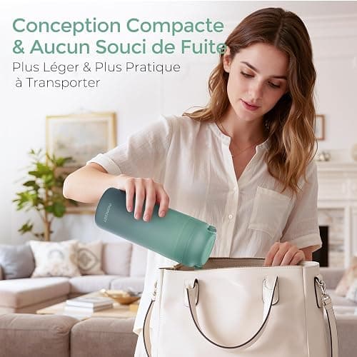 Momcozy Tragbarer Muttermilchkühler für unterwegs, 355ml Kompakt | 355ml kompakt, auslaufsicher, 24h eisfreie Kühlung, doppelwandige Isolierung, BPA-frei, für Reisen, unverzichtbares Geschenk thumbnail 9
