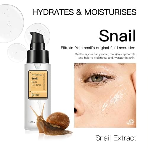 Professional Snail Mucin Serum, Intensive Hydration and Repair for Healthy Skin thumbnail 6