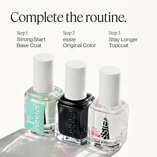 essie Salon-Quality Nail Polish, Vegan, Gray, Chinchilly, 0.46 fl oz thumbnail 6