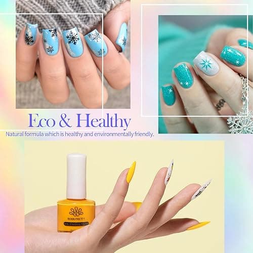 Born Pretty Nail Art Stamping Polish Halloween Nail Polish Set Manicure Print Nails Polish for Stamping Plates 24 Colors Bulk Nail Polish Set Gift Collection thumbnail 5