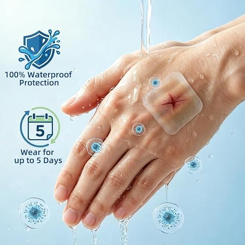 Niceful Hydrocolloid Roll for Acne Medical Grade, 2in*12ft Pimple Patch Roll, Water-Resistant Hydrocolloid Bandages for Face, Blister Bandages Highly Absorbent & Cut-to-Size thumbnail 7
