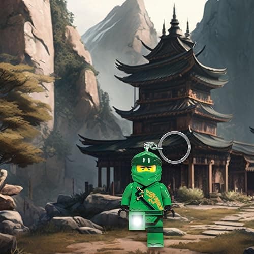 LEGO Ninjago Large 3 Inch Tall Figure Keychain Light - Lloyd (KE150H) thumbnail 5