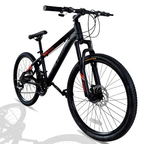 CYBIC Mountain Bike, Front Suspension Mountain Bike, 21-Speed Disc, Youth/Adult Mens Womens Trail Commuter City Bicycles - Image 1