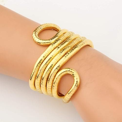 BNQL Bendable Snake Necklace Flexible Multi-purpose Necklace - Gold thumbnail 3