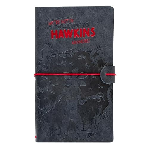 Grupo Erik Travel Journal Notebook - Stranger Things Merchandise | Travel Accessories For Women & For Men, Travelling Essentials, Diary Planner Notebook | Stranger Things Gifts Under 15 Pounds - Image 1