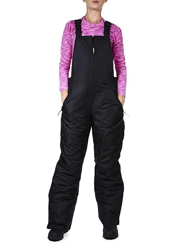Arctic Quest Womens Ski Snow Bibs Pants Insulated Water Resistant Overalls Snowboarding Winter Waterproof Pants Women - Image 1