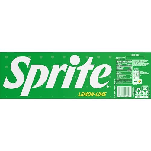 Sprite Lemon Lime Soda Soft Drinks, 12 fl oz, 12 Pack,Cans thumbnail 7