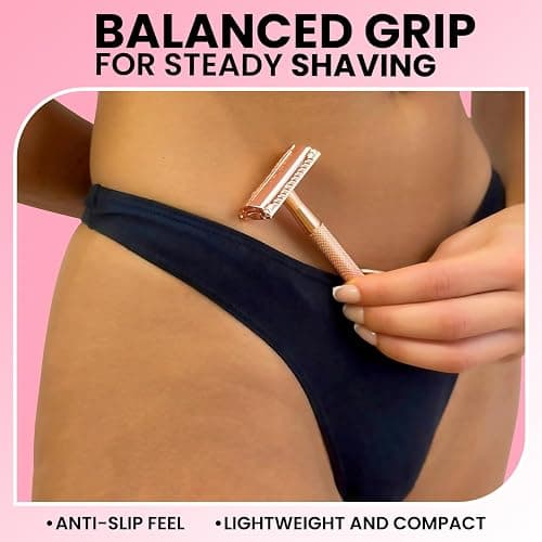 Glö Uup Women's Safety Razor - Women’s Razors with A Minimalist One Blade thumbnail 4