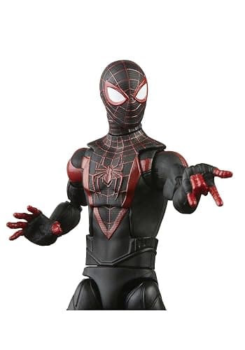 Spider-Man Marvel Legends Series Gamerverse Miles Morales 6-inch Collectible Action Figure Toy, 7 Accessories and 1 Build-A-Figure Part(s) thumbnail 4