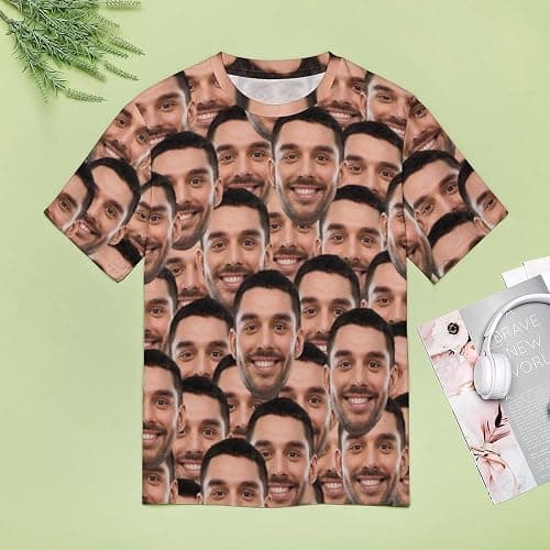 Custom T Shirts Add Your Own Custom Text Name Personalized Message Or Image Customized T Shirts Personalized Custom Tshirt thumbnail 5