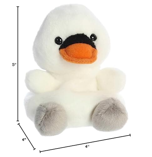 Aurora® Adorable Palm Pals™ Alina Swan™ Stuffed Animal - Pocket-Sized Play - Collectable Fun - White 5 Inches thumbnail 2