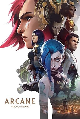 CINEMAFLIX Arcane LOL Game Poster Wall Art Measures 24 x 36 inches (unframed) - Image 1