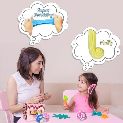 8 Packs Butter Slime, Stretchy & Non-Sticky,Idea Stocking Stuffers for Christmas,Party Favors for Kids, Sensory and Tactile Stimulation, Stress Relief, Educational Game, for Girls & Boys thumbnail 3