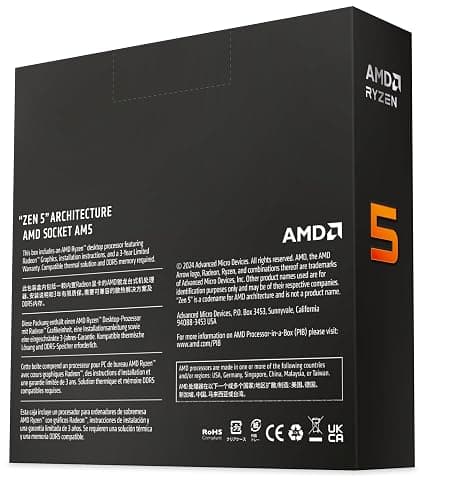 AMD Ryzen™ 5 9600X 6-Core, 12-Thread Unlocked Desktop Processor thumbnail 5