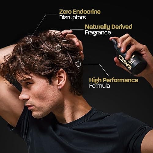 BASED Sea Salt Spray, Natural Finish Sea Salt Spray for Hair, Volume & Texture, Infused with Kelp & Vitamin B5, Light & Non-Greasy, Paraben Free, No Drying Alcohols, 8.5 oz (Pack of 1) thumbnail 5