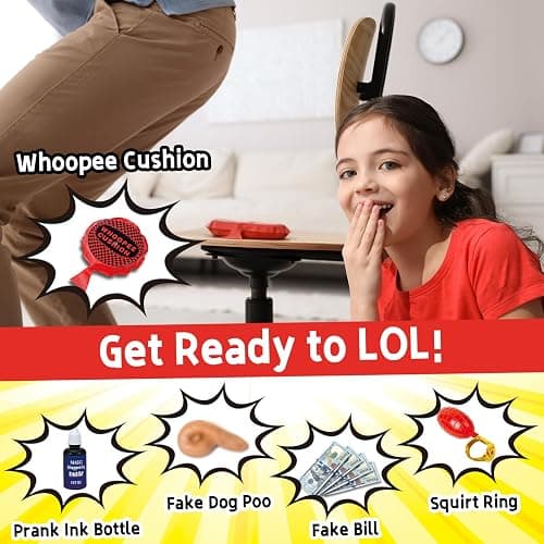 wookidel Prank Stuff - 35 Pranks for Kids & Adults, April Fools, Halloween, Christmas & Birthdays thumbnail 4