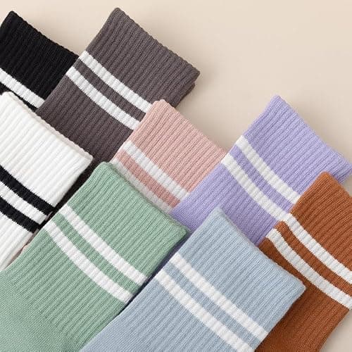 Gendewiner Non Slip Yoga Grip Pilates Socks for Women&Men Anti Slipper Grippy Socks for Ballet, Hospital, Dance, Trampoline thumbnail 5