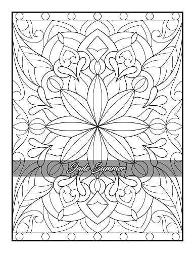 100 Amazing Patterns: An Adult Coloring Book with Fun, Easy, and Relaxing Coloring Pages thumbnail 99