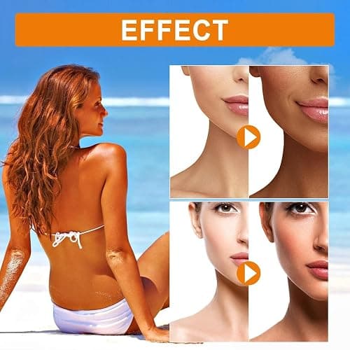 Brown Tanning Gel Tanning Cream,Tanning Accelerator Cream, Soft Brown Intensive Tanning Luxe Gel,Tanning Luxe Gel, Tanning Cream for Sunbeds & Outdoor Sun 150g*2PCS thumbnail 2