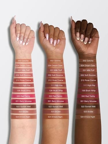 SHEGLAM Marshmallow Puff Lip Blur Pen Matte Lipstick for Long-lasting Hydrating Lip Makeup-331 Berry Mousse thumbnail 8