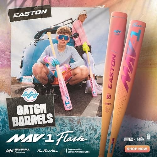 Easton | 2026 | MAV1 Flash Baseball Bat | USA | -11 / -8 Drop | 2 5/8" Barrel | 1 Pc. Alloy thumbnail 2
