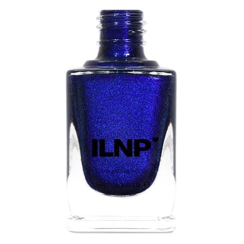 ILNP Midnight Kiss - Rich Cobalt Blue Shimmer Nail Polish - Image 1