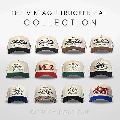 Vintage Mom & Dad Trucker Hats | Men & Women | Kids Grandpa Boy Mom Girl Dad Hats | Country Western | Cotton | Snapback thumbnail 7