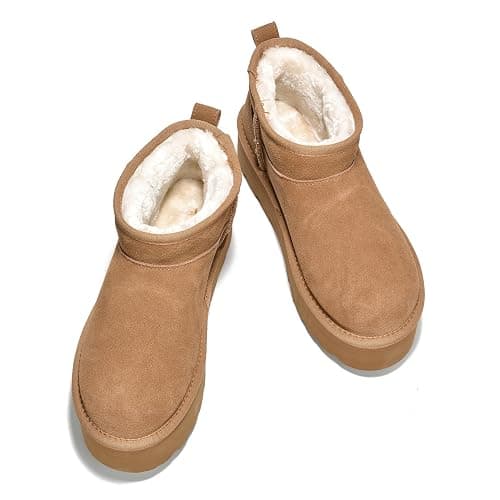 Project Cloud 100% Genuine Leather Ankle Boots for Women - Anti-Slip Memory Foam Insole Womens Boots - Lightweight Winter Womens Shoes, Ankle Booties for Women (Huggy) thumbnail 7