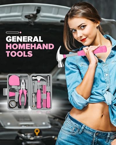 24pcs Home DIY Tool Kit for Household, Office & Garage - General Repair Small Hand Tool Set with Storage Case thumbnail 6