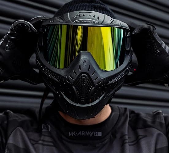 Maddog HK Army HSTL Paintball Airsoft Mask Goggle System | Replaceable Thermal Dual-Pane Anti Fog Lens | Adjustable Full-Face Safety Certified Protection thumbnail 2