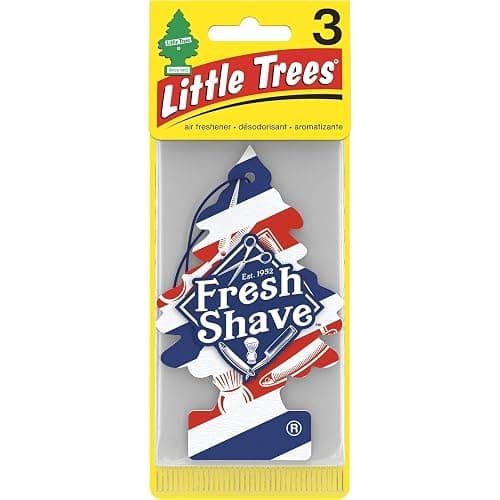 Little Trees Car Air Freshener 6-Pack (Fresh Shave) thumbnail 2