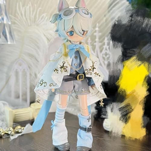 GNATAPIAY BJD Doll Blind Box,Kawaii BJD Doll for Girls Surprise Gift,Cute 1/12 BJD Doll Collectable Dress Up for Girls Birthday Party Gift thumbnail 6