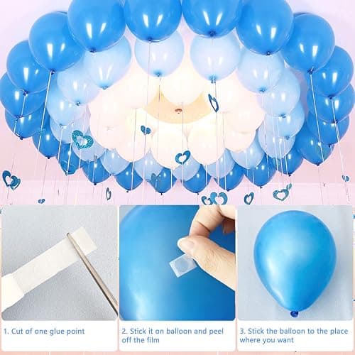 400 PCS Clear Removable Glue Point Double Sided, Glue Point Dots for Balloon Party, Adhesive Dots for Craft thumbnail 4