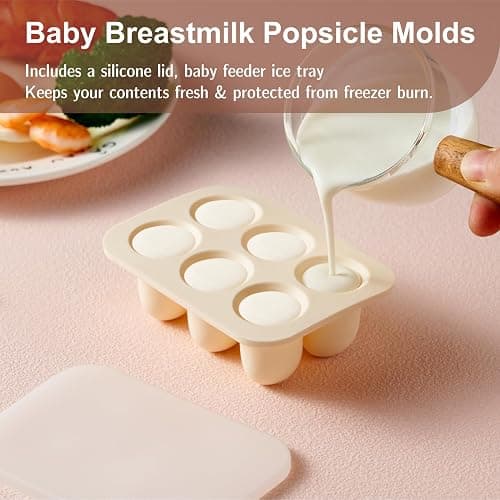 Baby Fruit Feeder with Popsicle Mold, Teethers Teething Toys for Babies Self-Feeding for Baby Essentials Newborn Toys 3+months Baby Gifts. thumbnail 5
