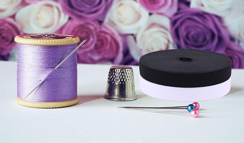 XKDOUS Elastic Band for Sewing, 0.75 Inch 16 Yards 2 Roll Knit Bands for Sewing Waistband and Pants Waist, High Elasticity(8 Yard White, 8 Yard Black) thumbnail 7