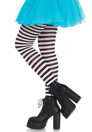 Leg Avenue Women's Nylon Striped Tights - Image 1