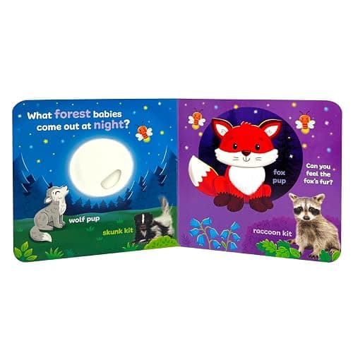 Touch & Feel: Forest Babies - Board Book for Toddlers With Peek-Through Holes thumbnail 9