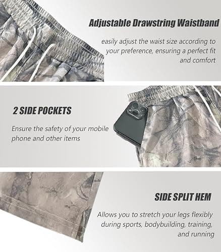 Waghaw Mens Mesh Shorts 6Inch/9Inch Inseam Mens Athletic Shorts Breathable Fabric for Gym and Workouts thumbnail 3