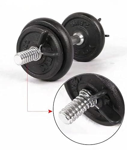 MuscleForge Pinces à Ressort 25/28/30 mm – Lot 2 Colliers haltères, Barres – Stop Disque – Montage Rapide, Changement Charge, Maintien sûr – Prise antidérapante, sécurité séance, Home Gym, Durable thumbnail 8